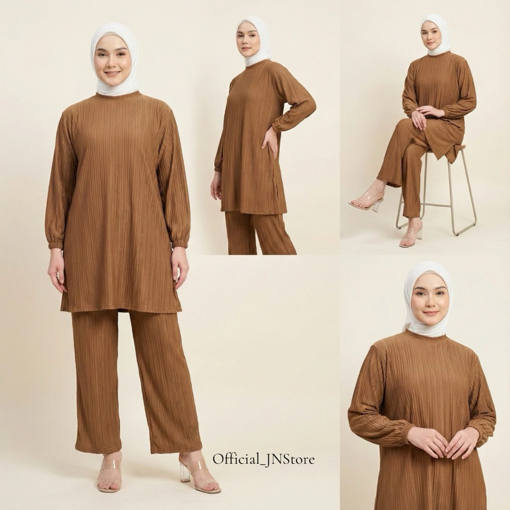Official_JNStore - Premium One Set Tunik Zahara Wanita