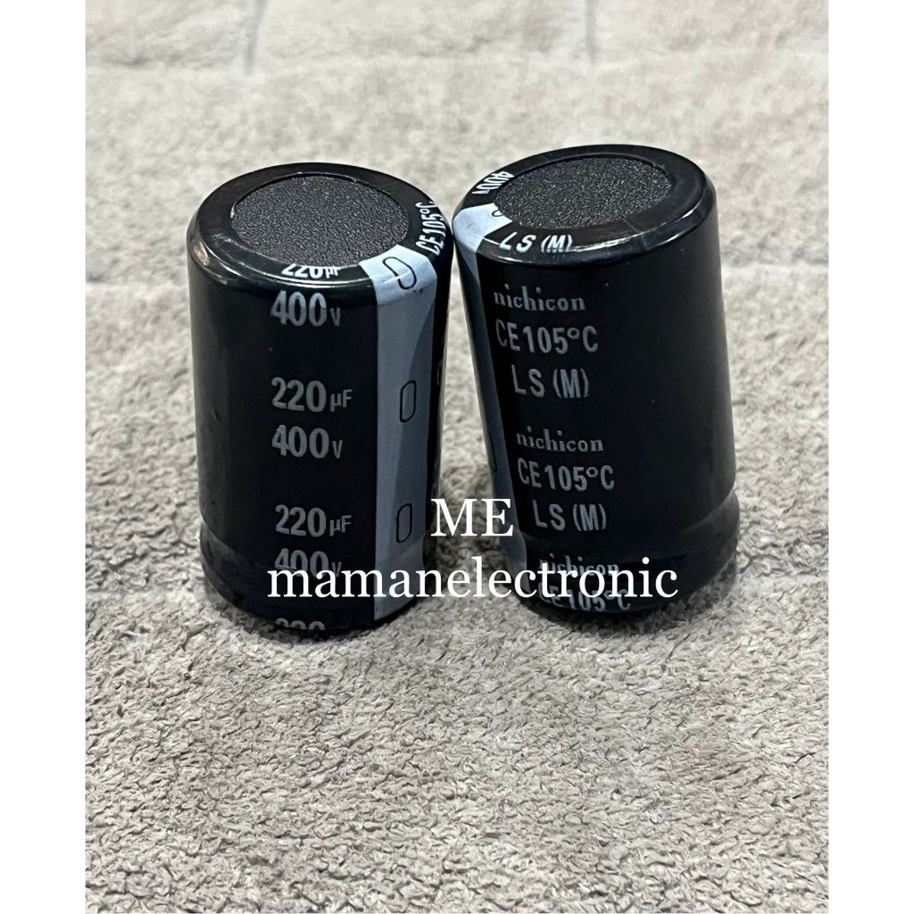 ELCO KAPASITOR 220UF 400VOLT / ELKO KAPASITOR 220 UF 400 VOLT