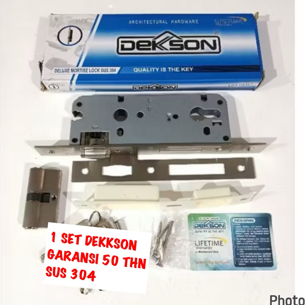 Kunci Pintu Roller Dekkson Kunci Body Pelor Roller Belluci Garansi 25 Tahun/ Body pelor hitam knob k