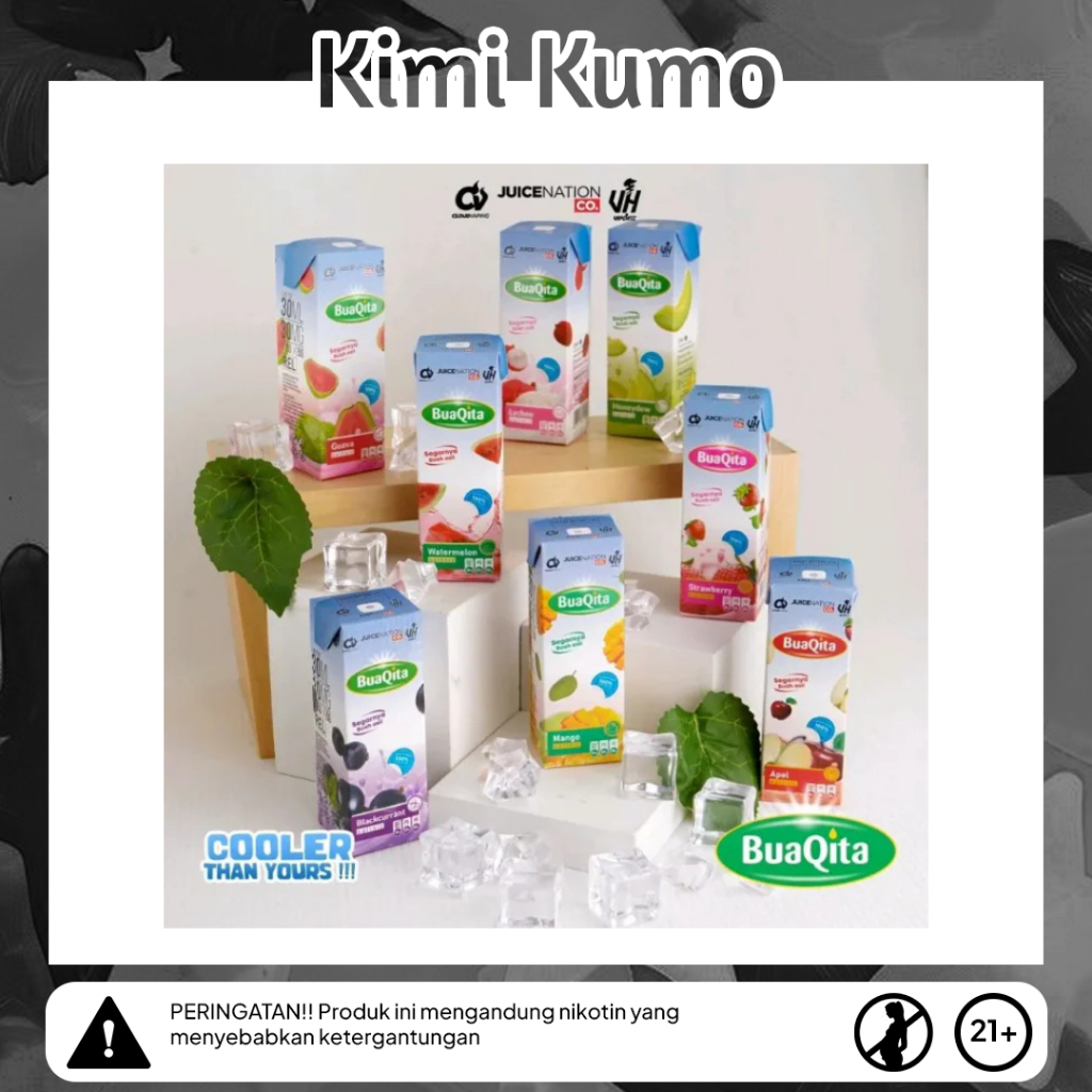 NEW BUAQITA FRUITY SERIES SALTNIC 30ML 30MG AUTHENTIC BY DR.JUICE