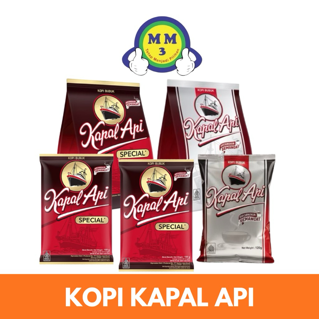 KOPI KAPAL API ALL VARIAN KAPAL API SILVER / KAPAL API APECIAL