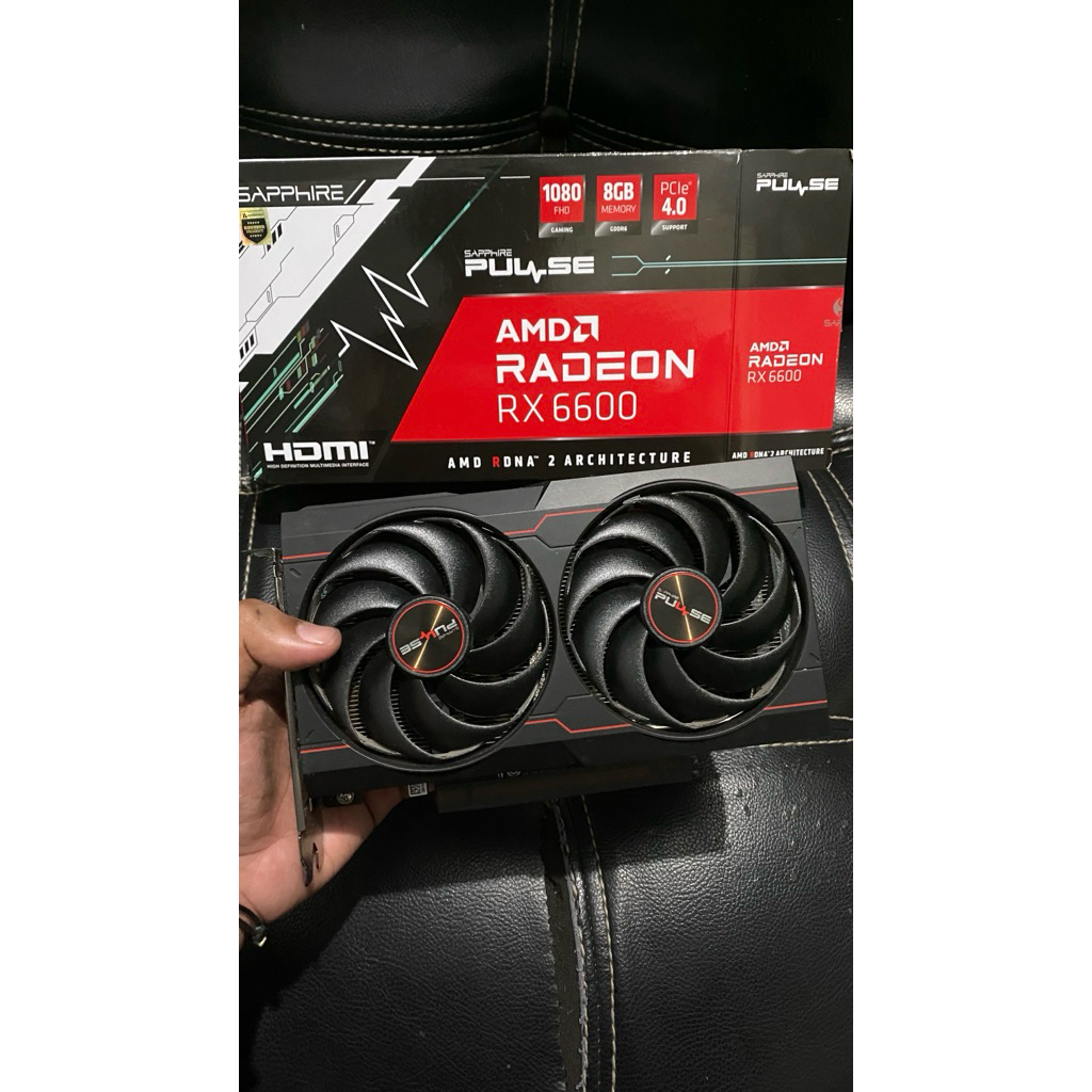 RX 6600 8gb Sapphire Pulse Segel