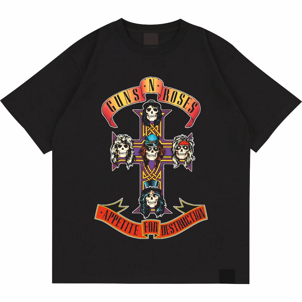 Kaos Guns N Roses Appetite For Destruction Cotton Prima