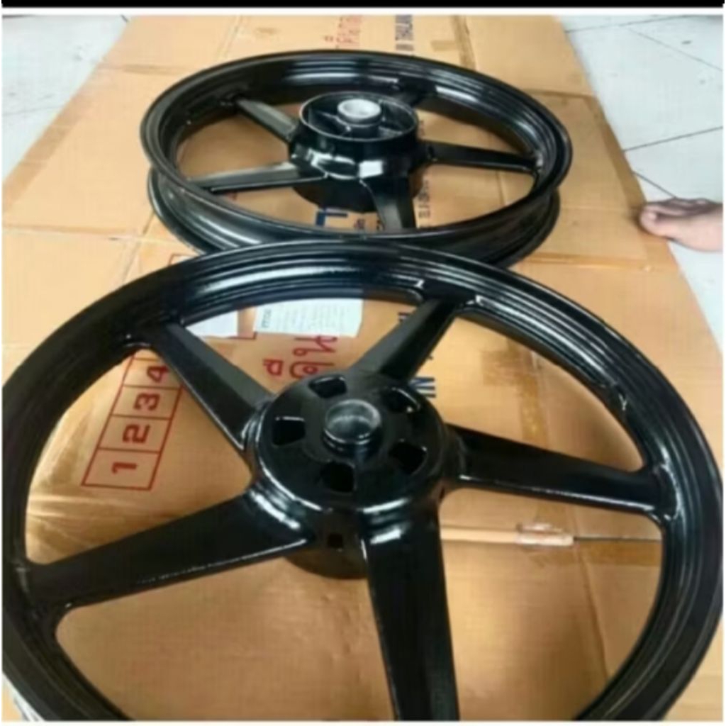 VELG PELEK DEPAN BELAKNG MOTOR YAMAHA VIXION OLD ORIGINAL COPOTAN