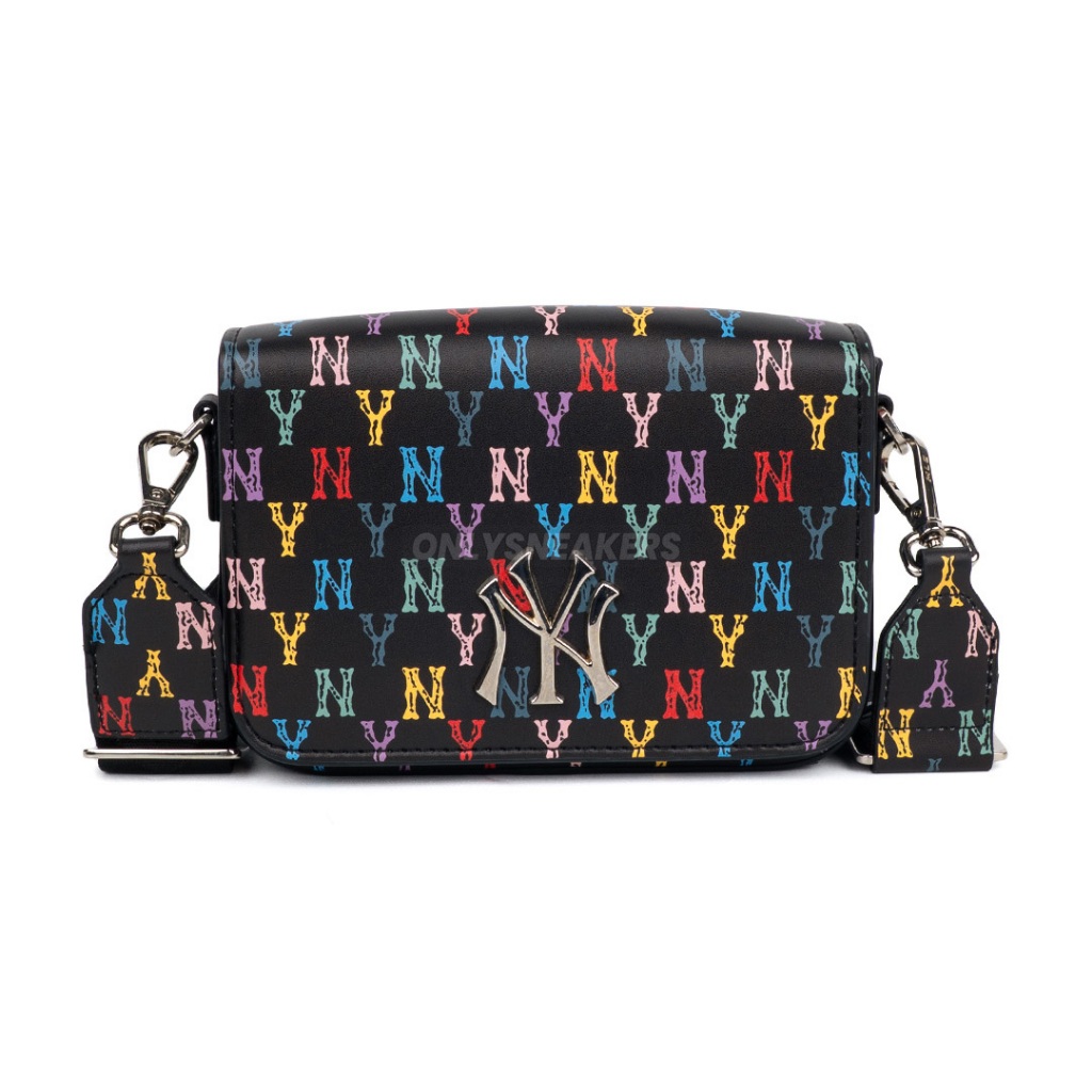 MLB NEW YORK YANKEES MONOGRAM RAINBOW HOODY BAG BLACK