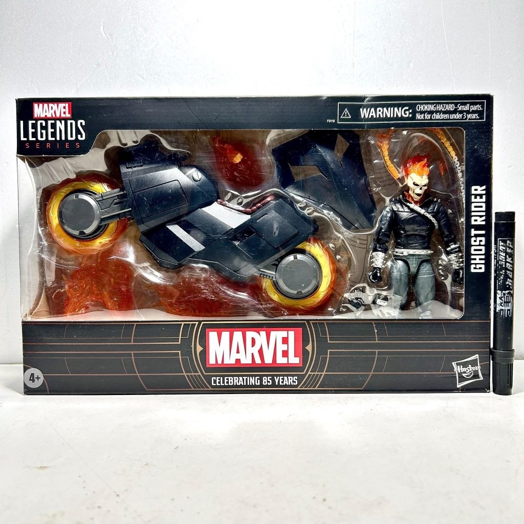 mainan action figureMarvel Legends Series Ghost Rider (Danny Ketch) with Hell Cycle action figure, c