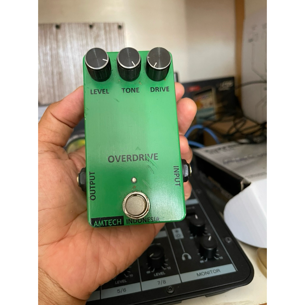 efek gitar over drive amtech