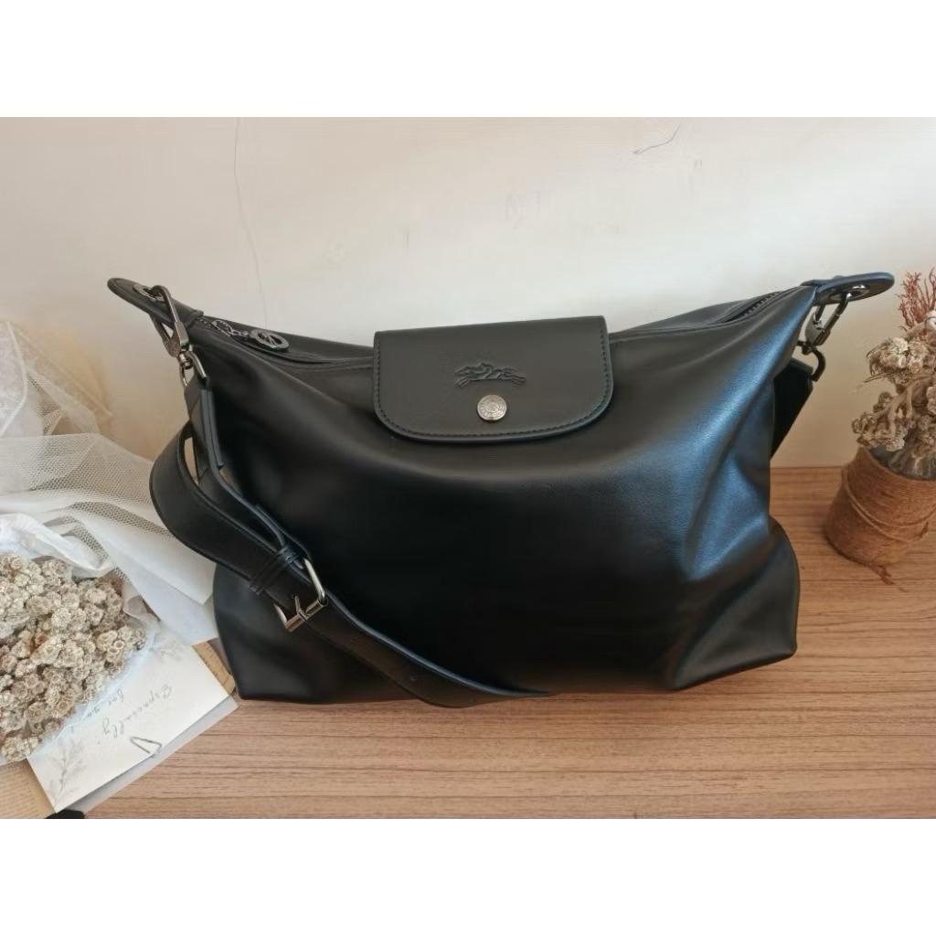 Tas LC – Hobo Bag / Shoulder Bag – Black Leather Look
