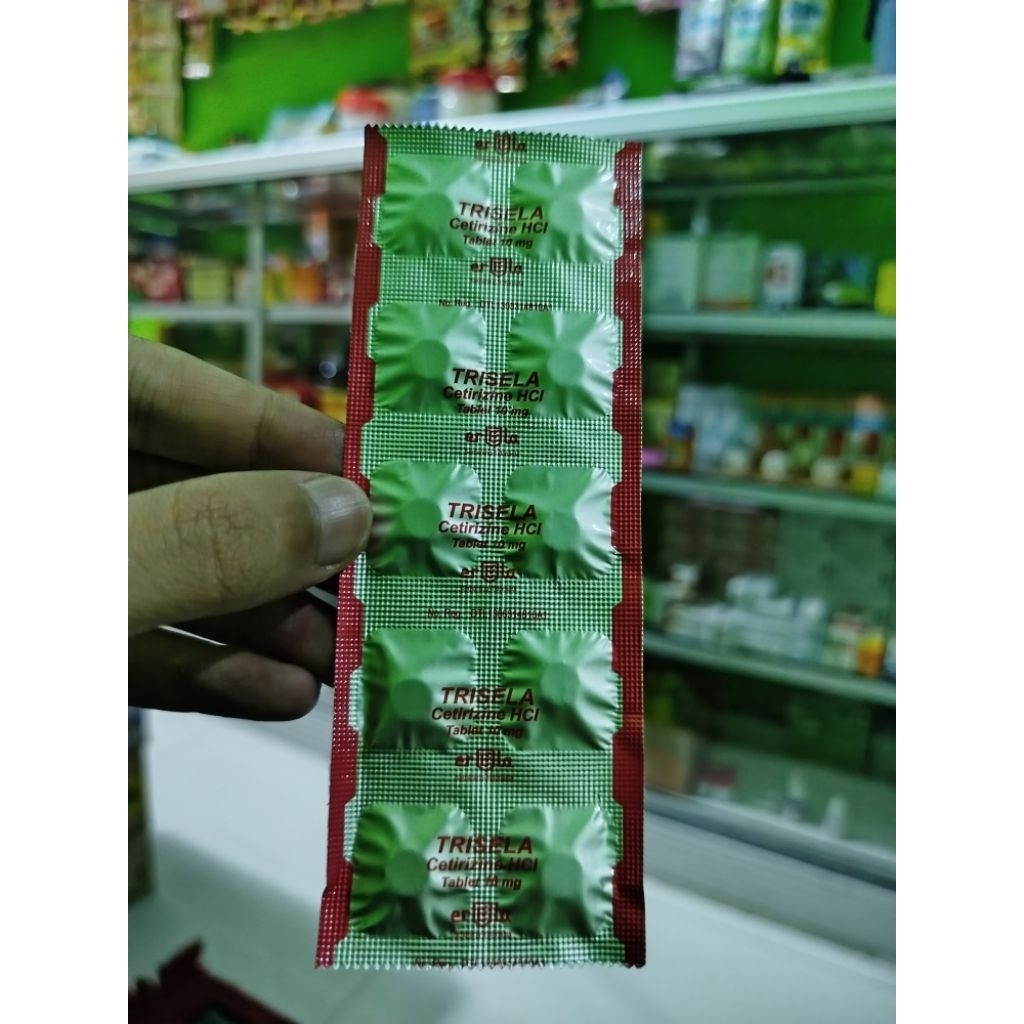 TRISELA@ Tablet ( Obat Gatal-gatal, kaligata, biduran, alergi.)