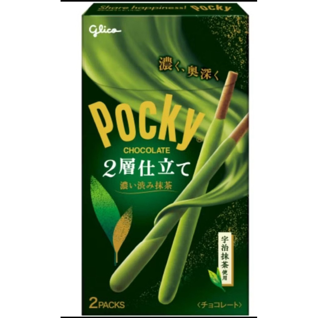 pocky jepang chocolate matcha premium