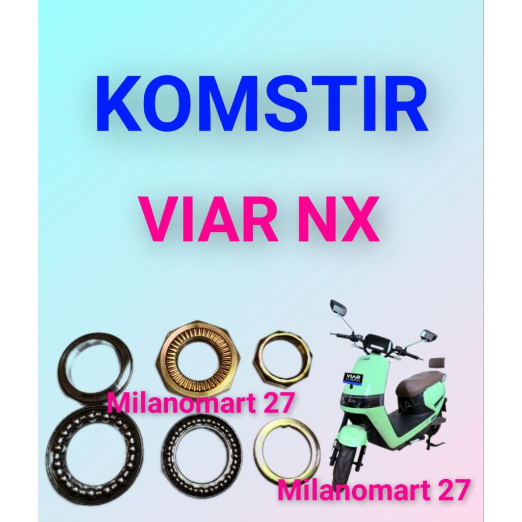 komstir sepeda listrik viar NX kones headset komfork motor listrik viar nx