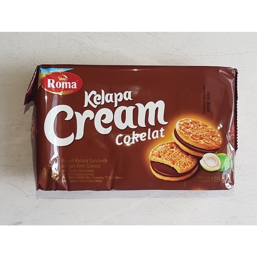 Roma Kelapa cream Coklat