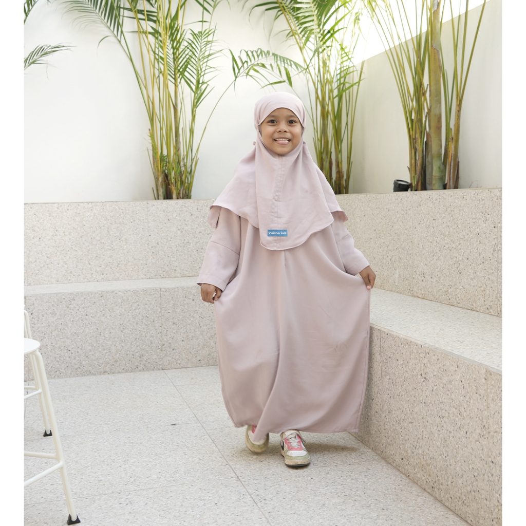 Vulana Kids Gamis Set Anak Syar’i Free Cadar