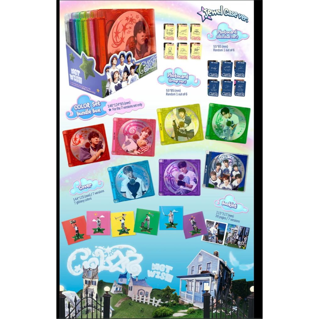 ALBUM NCT WISH COLOR JEWEL SEALED