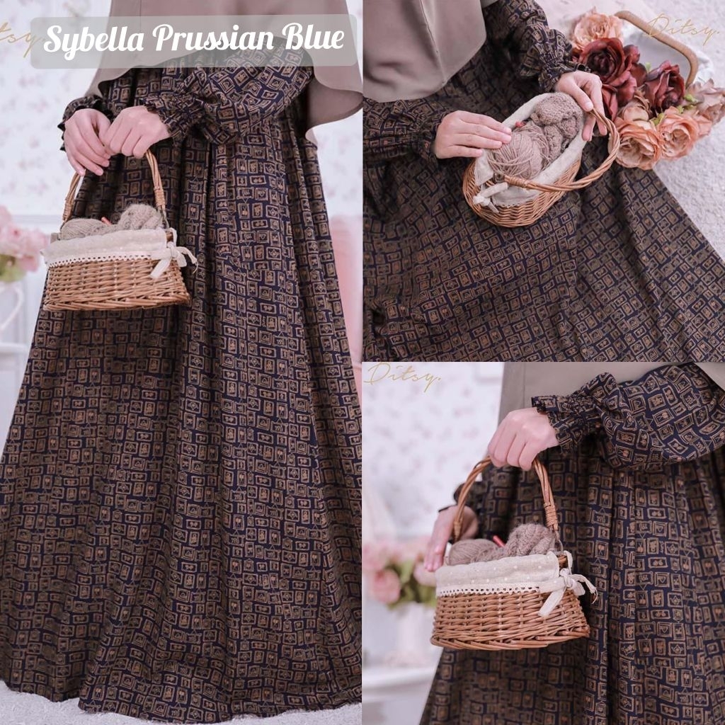 Ditsy Gamis size M dan L | pajamas ditsy | original ditsy terbaru