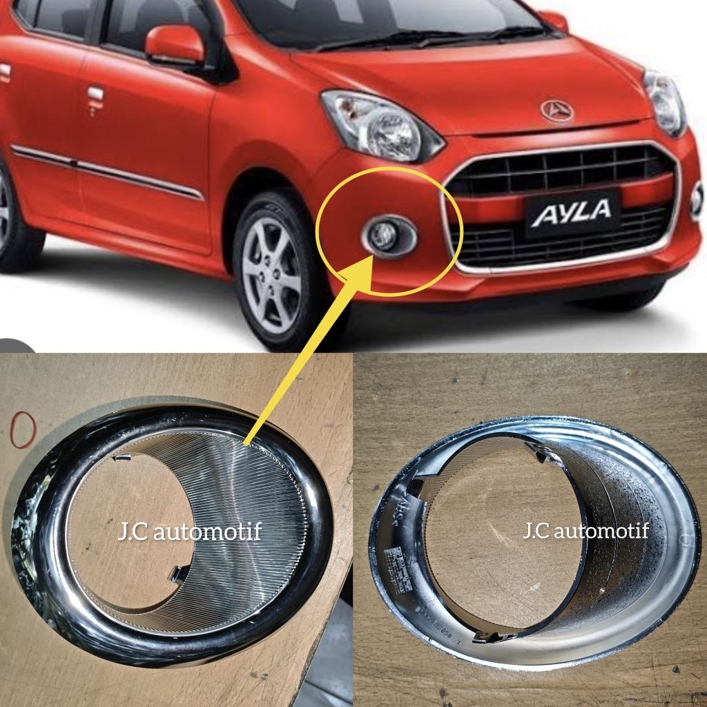 Cover foglamp tutup rumah foglamp ayla 2014 sampai 2017 original