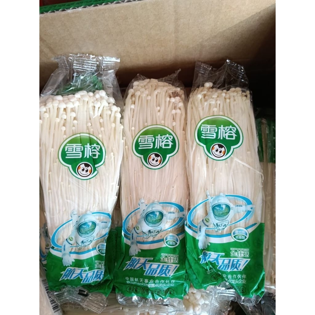 Jamur Enoki 100GR | Jamur Enoki Fresh Segar