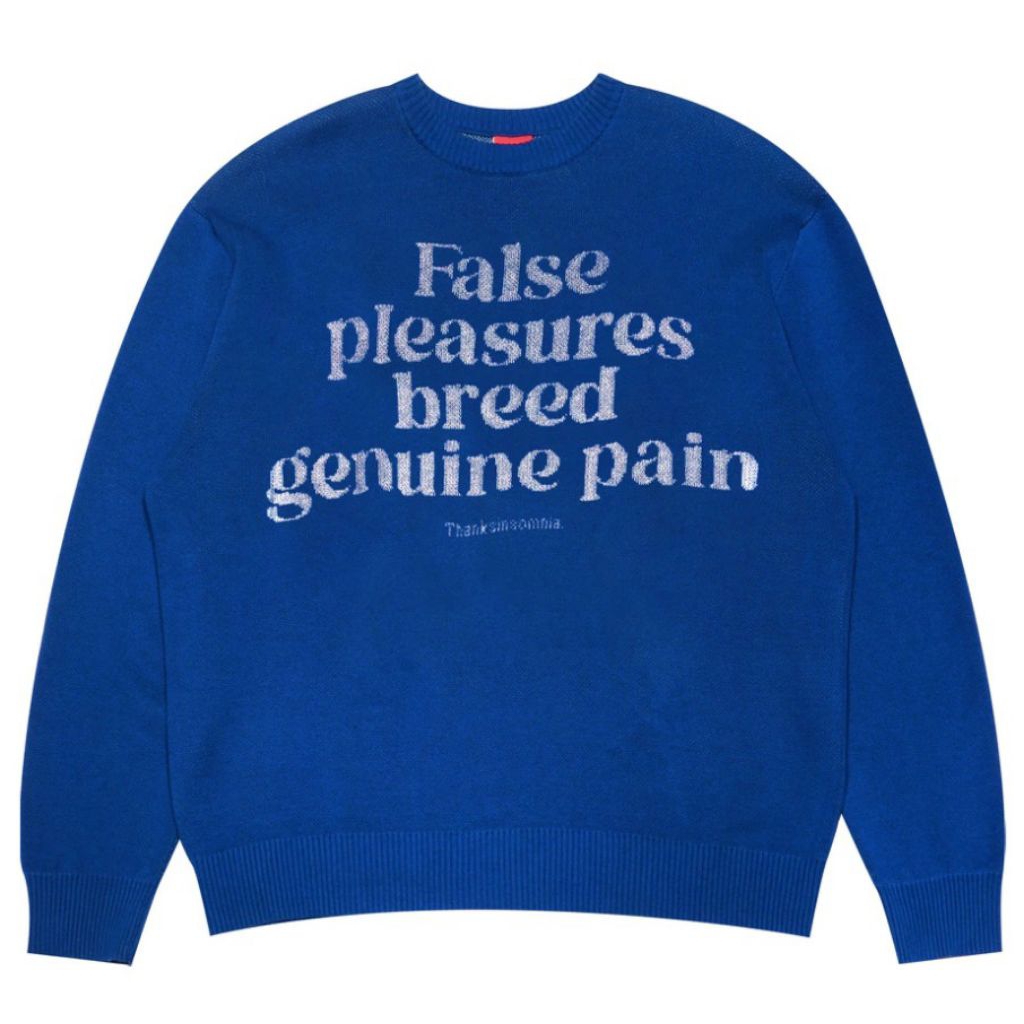 Knitwear Blue Thanksinsomnia