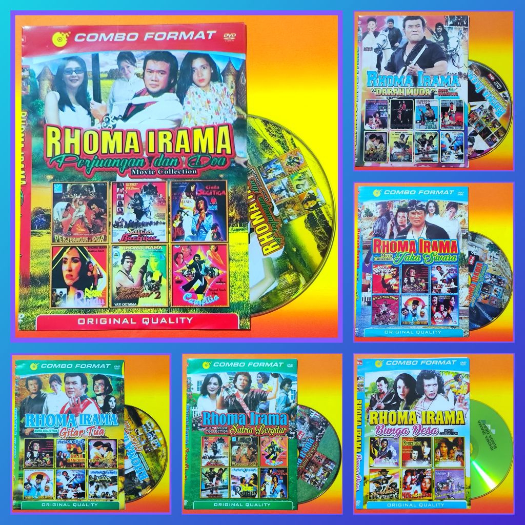 Kaset Film Indonesia Jadul Lawas Koleksi Rhoma irama Edisi Pilihan Terlengkap