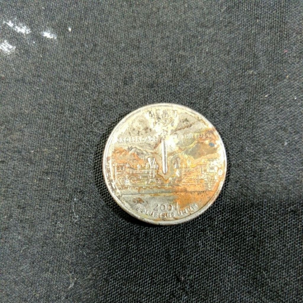 koin koleksi quarter edisi 50 state Amerika Utah 2007