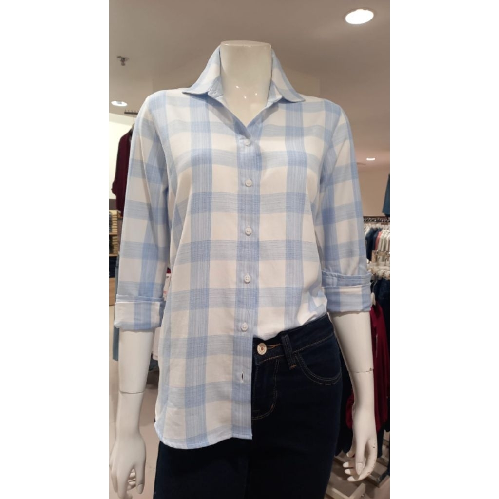 kemeja wanita lengan panjang c2