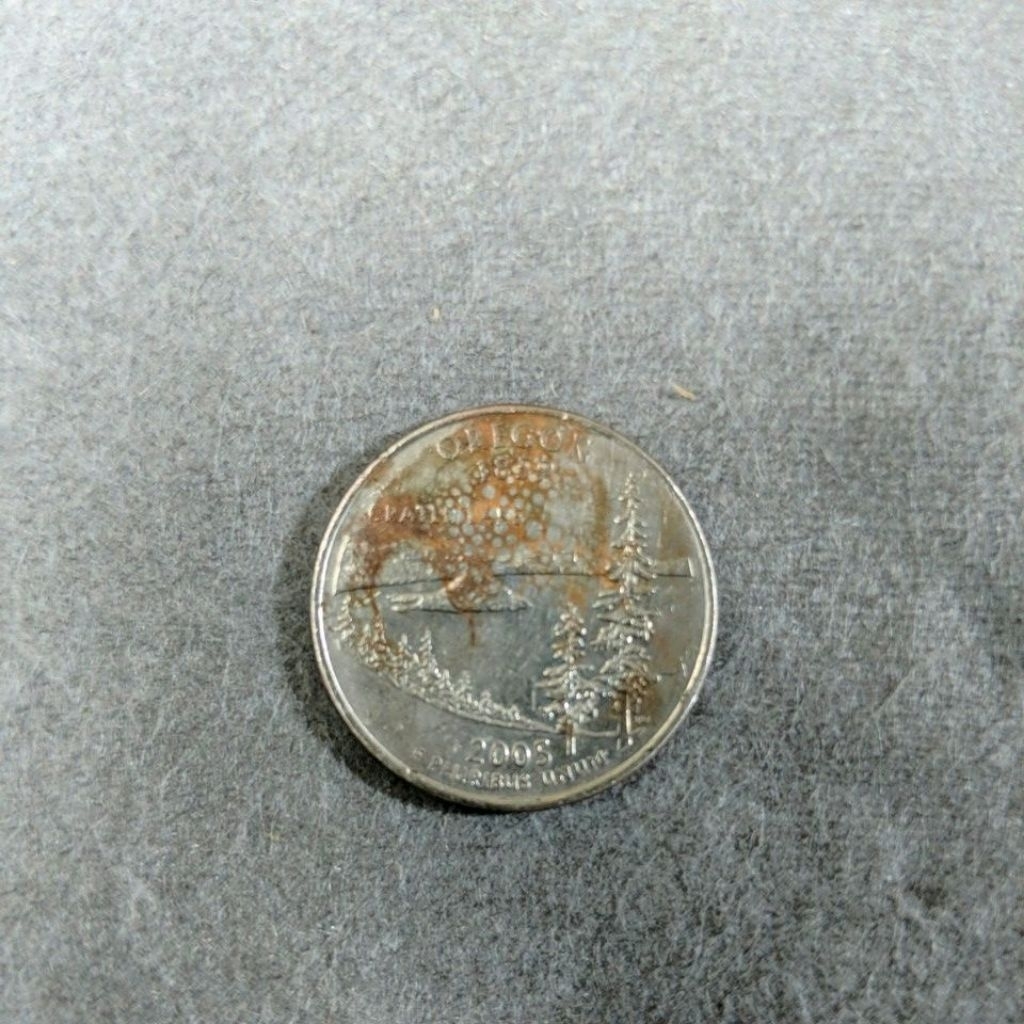 koin liberty quarter edisi 50 state Amerika Oregon 2005