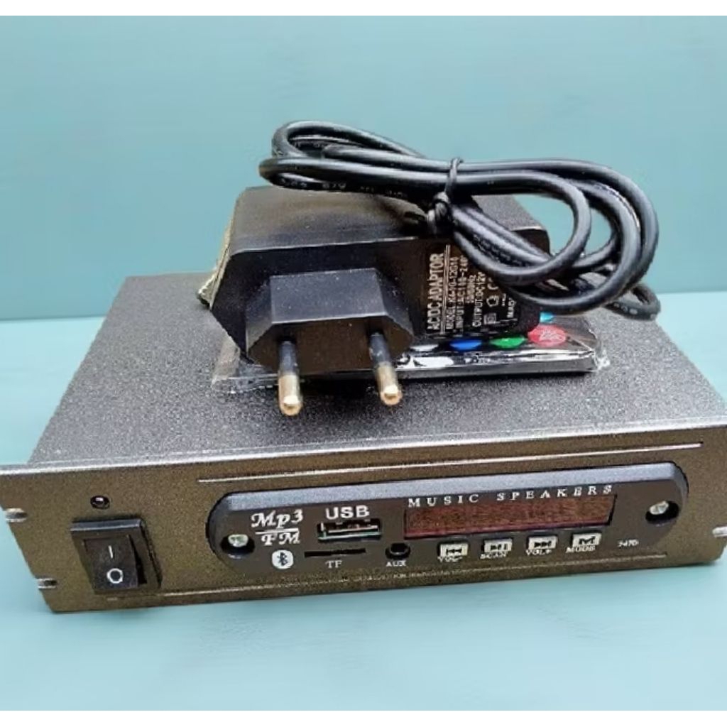 Bluetooth MP3 speaker aktif komplit adaptor dan remot