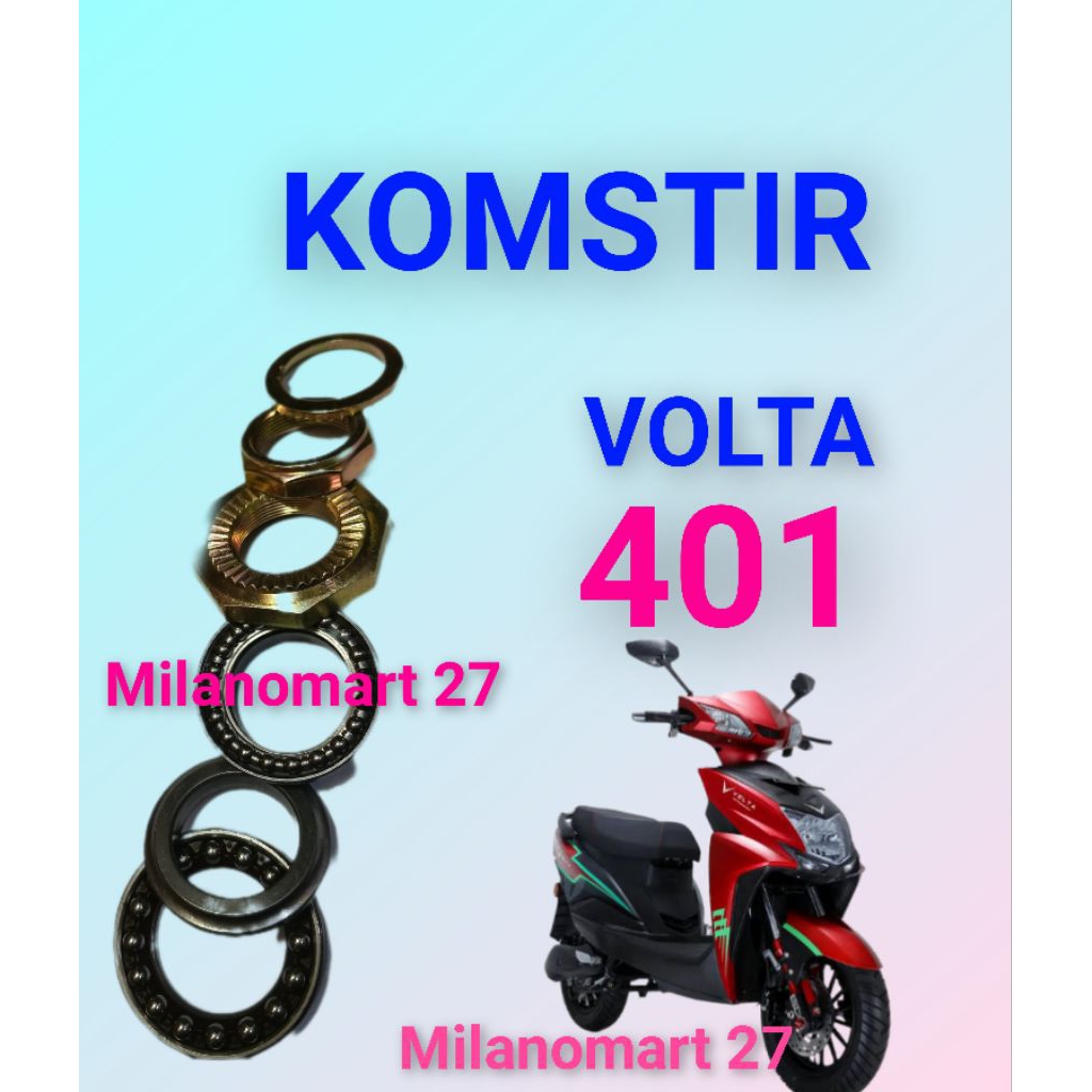 komstir motor listrik volta 401 kones headset komfork sepeda listrik volta 401