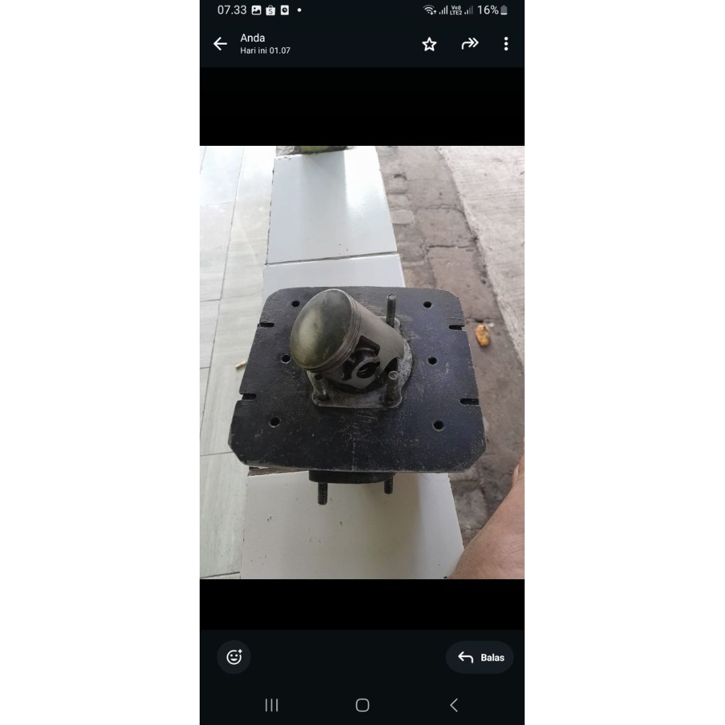 Blok piston blok seher rx king copotan motor YP1 original belum OB