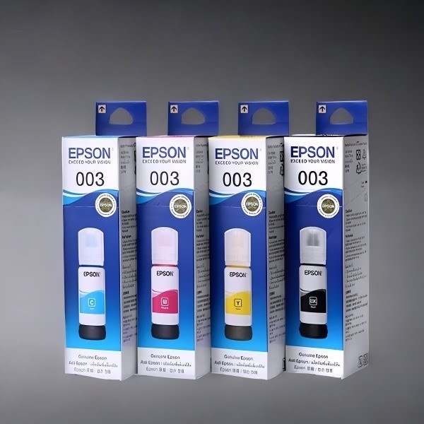 Tinta Epson 003 Original L3110 L3151 L1110 Warna CMYK