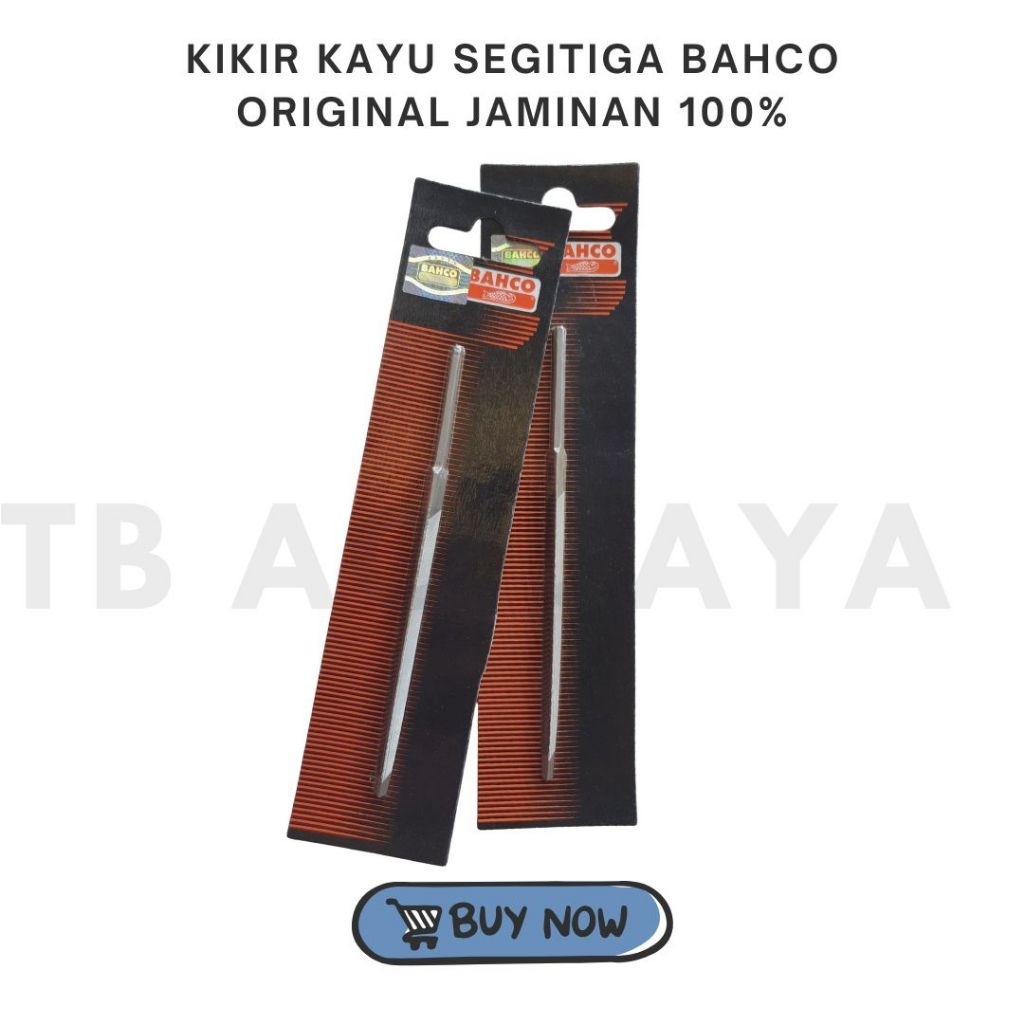 Kikir Gergaji Kayu Segitiga Bahco - Original.