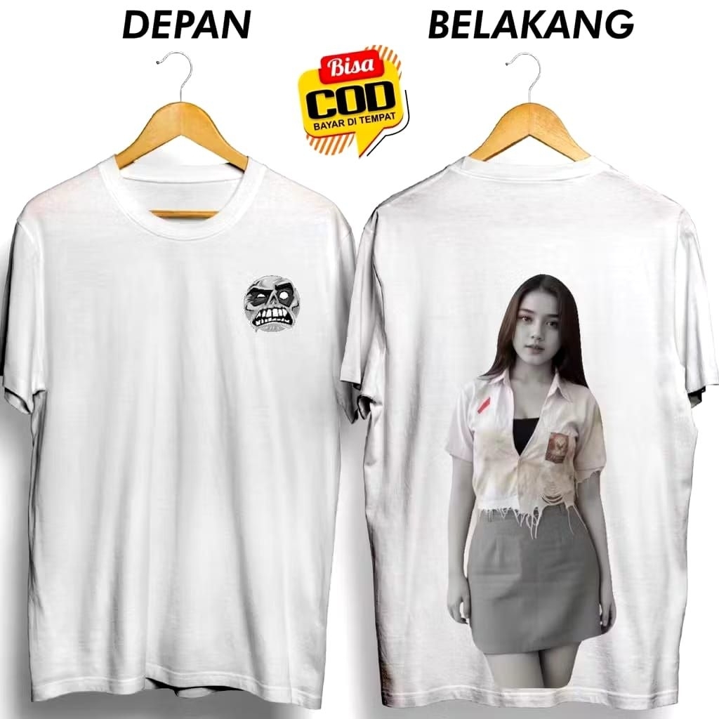 Kaos Hantu Sma Kemben Hitam