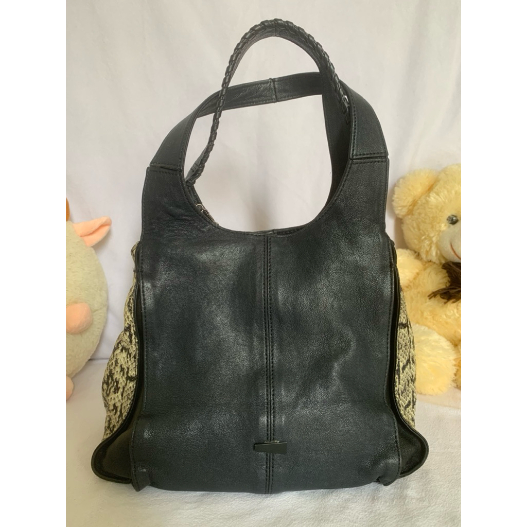 Hobo mini rouge and lounge hitam mix kulit ular second