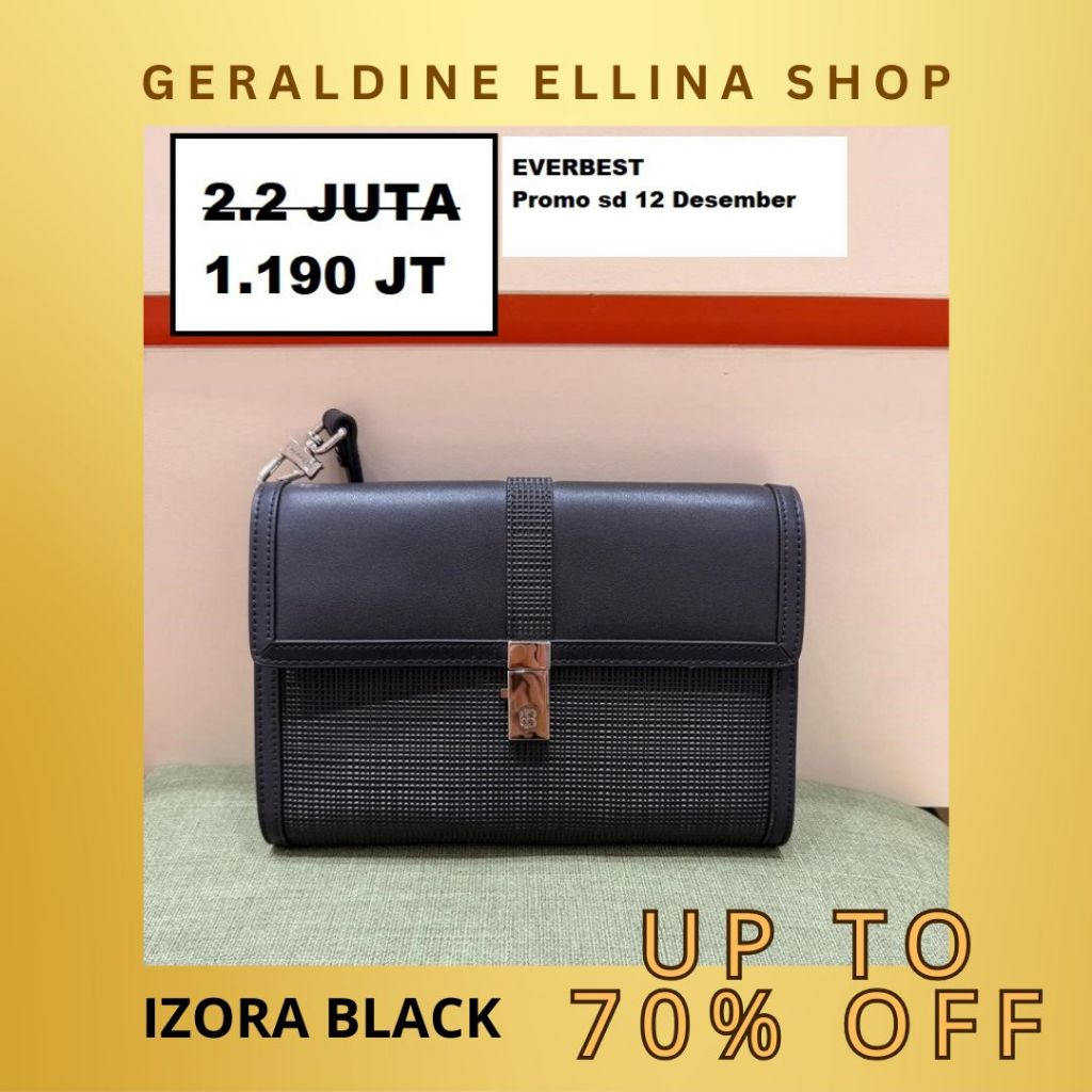 Tas clutch Wanita perempuan cewe cewek EVERBEST original 100% seri IZORA SALE