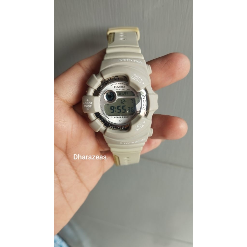 Jam Casio Baby-G BGW-100 frogman second bekas