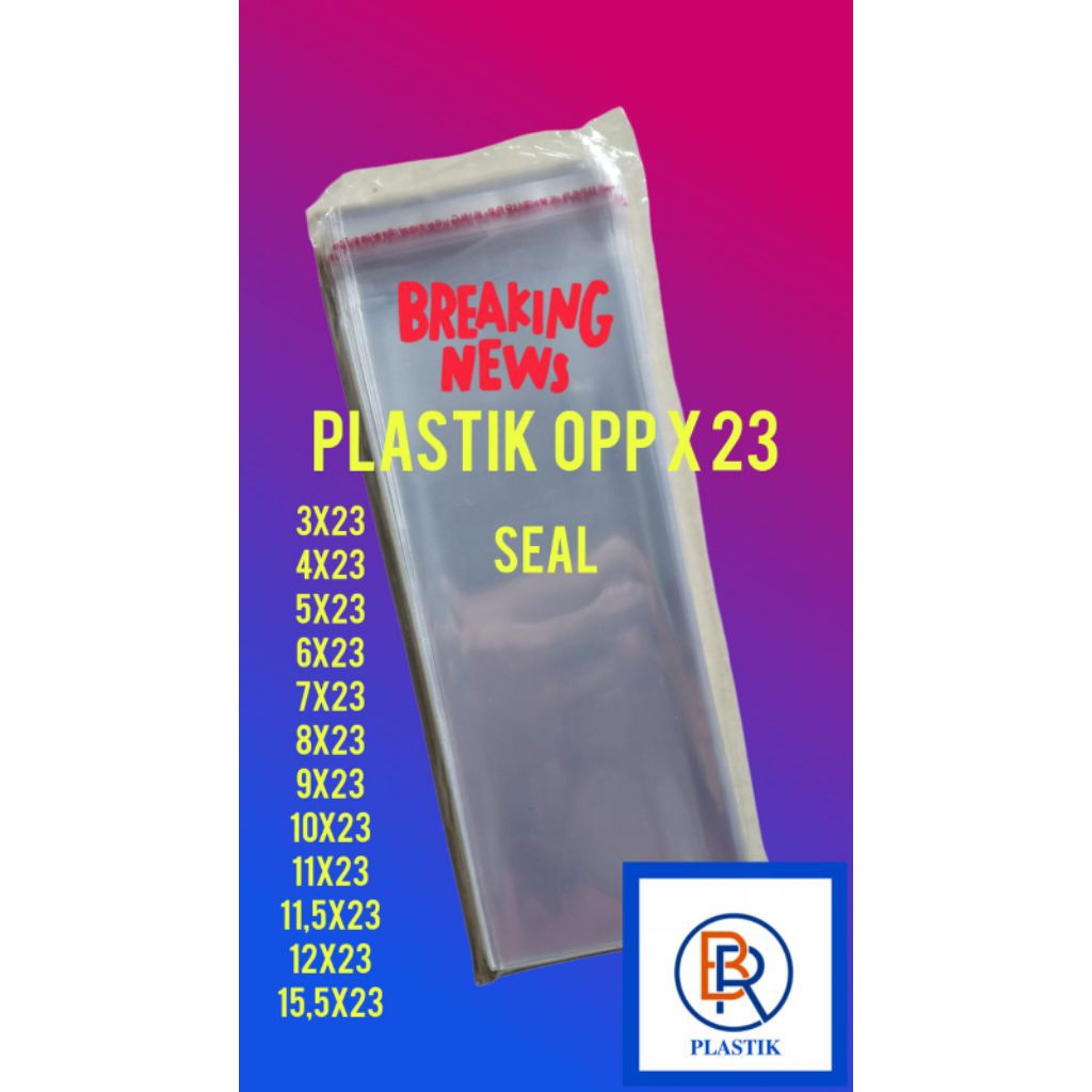 Plastik Opp Seal 3x23 4x23 5x23 6x23 7x23 8x23 9x23 10x23 11x23 11,5x23 12x23 15,5x23