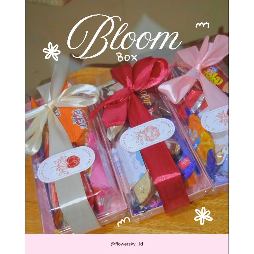 Bloom Box Flowersky | Gift Snack Box Aesthetic