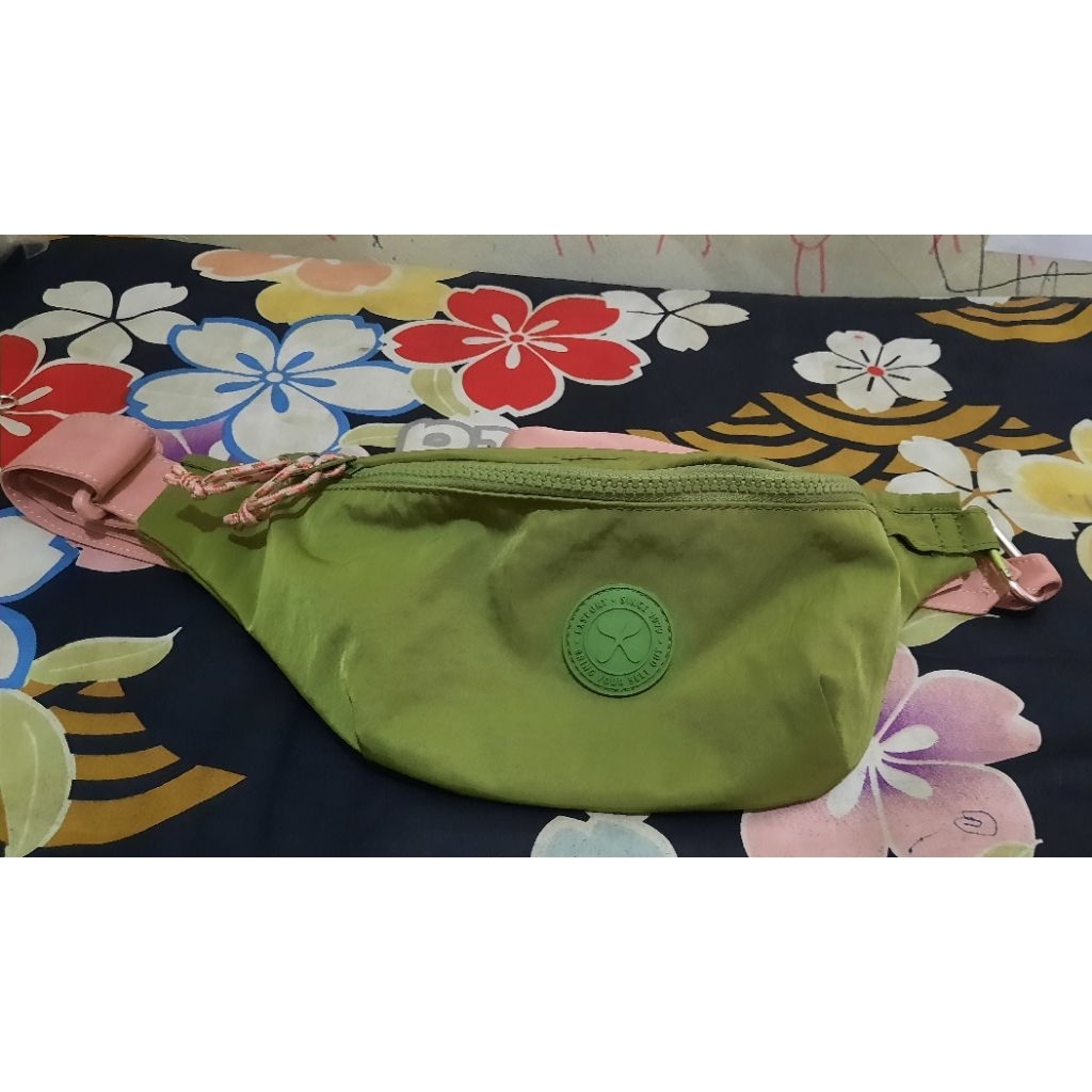 Waist Bag Exsport Hijau Pink