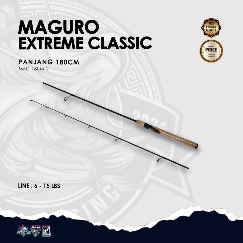 Joran MAGURO EXTREME CLASSIC 165ML 180M Spinning Galapung Galatama