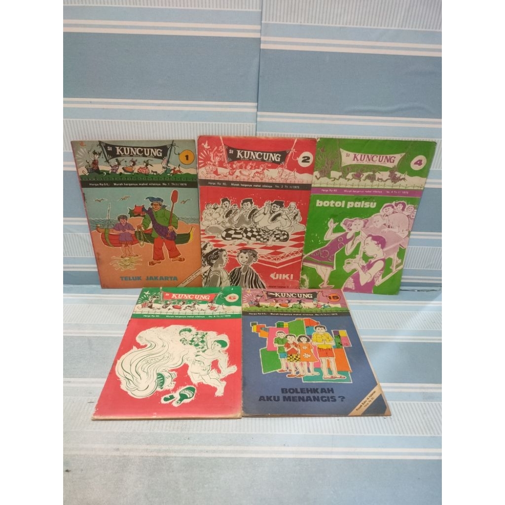 Majalah si kuncung bacaan sekolah dasar tahun 1975 dan 1976