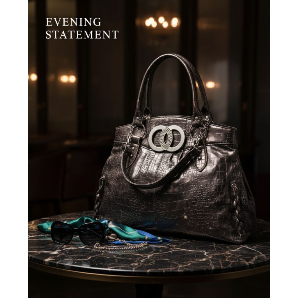 Tas wanita/tas bahan/handbag besar/tas besar/tas pesta bahan kulit PRELOVED