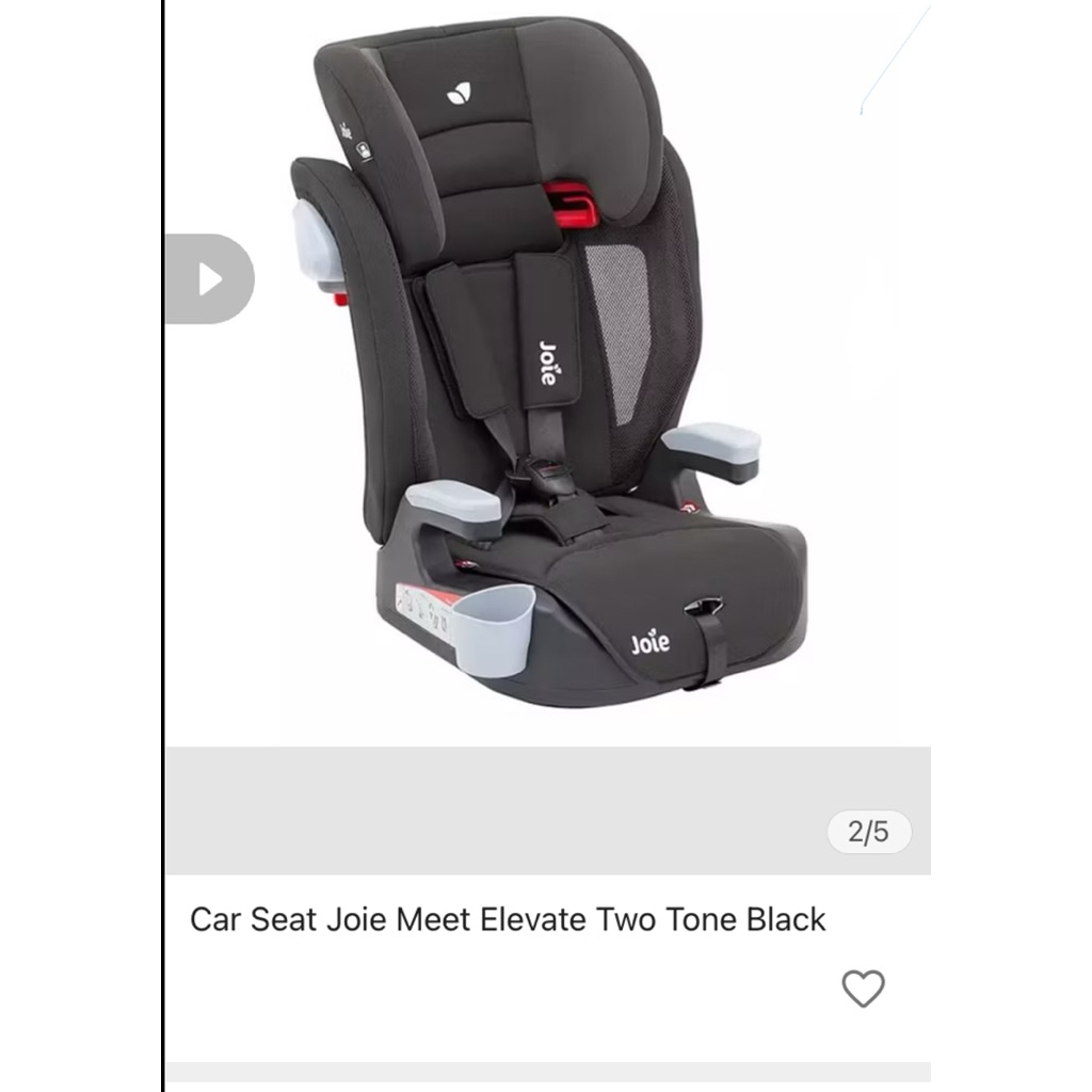 CAR SEAT JOIE MEET ELEVATE PRELOVED