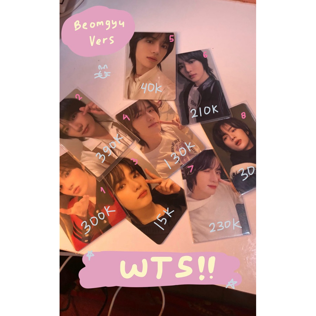 Beomgyu photocard