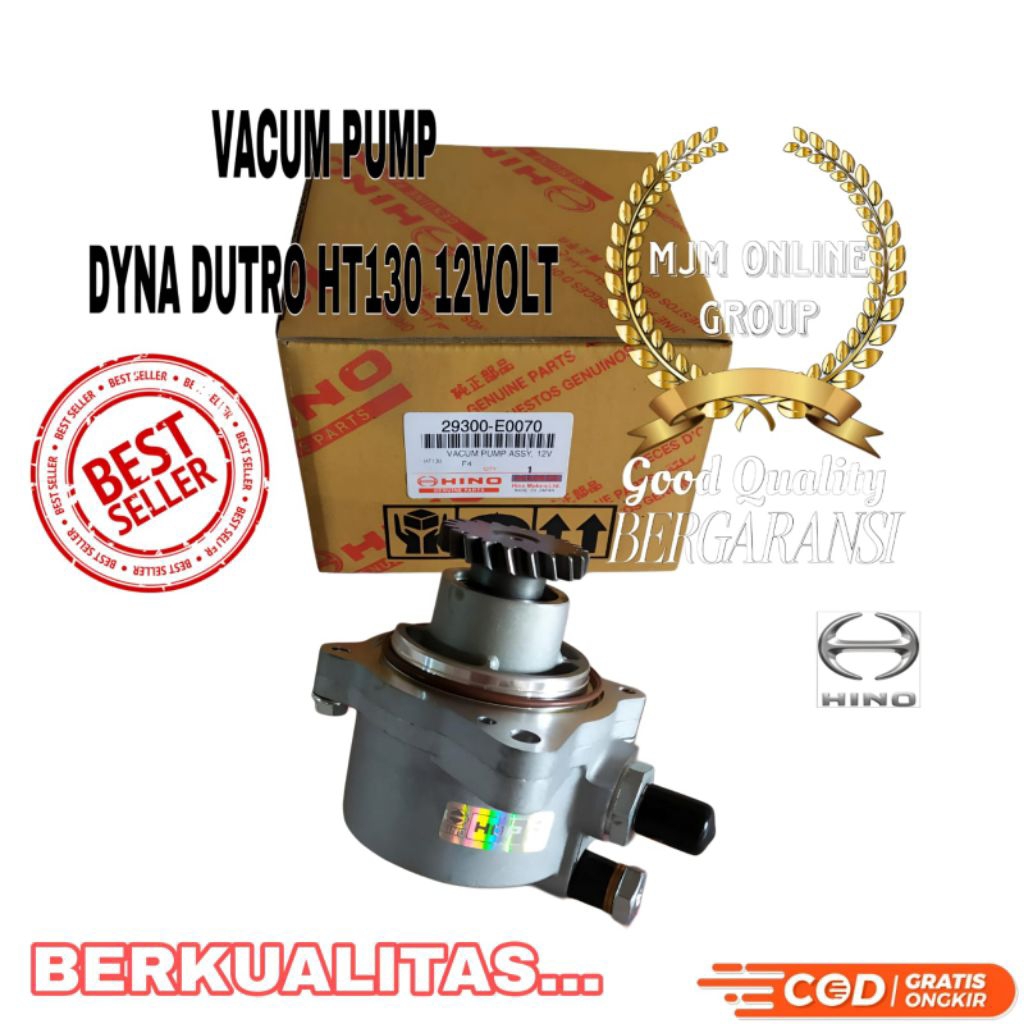 Vacum pump pompa vakum Dyna Dutro Ht130 130 Ht 12volt Bergaransi