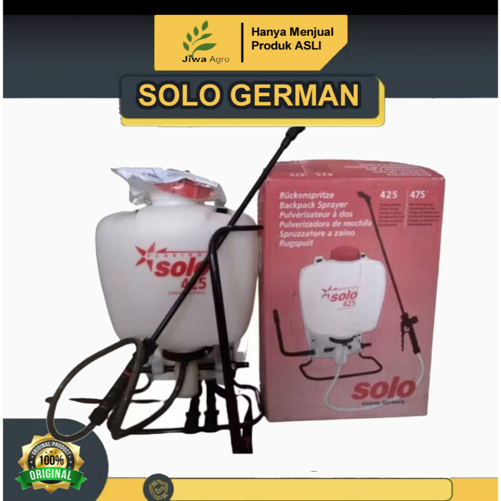 SPRAYER SOLO 425 GERMAN MANUAL 15 LITER/ALAT SEMPROT PERTANIAN MANUAL JERMAN 15L