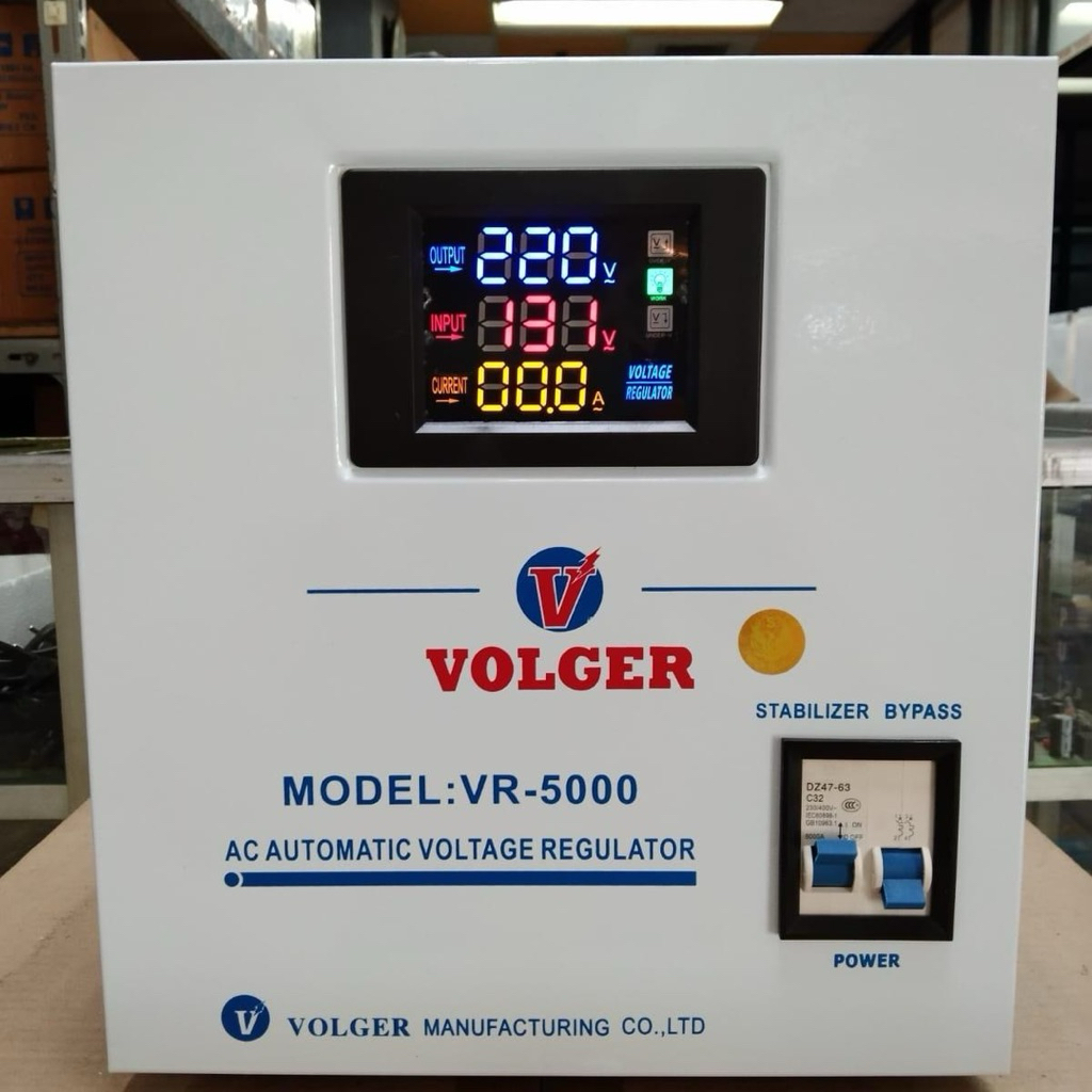 Stavolt VOLGER VR-5000 stabiliser listrik VOLGER 5000 Watt