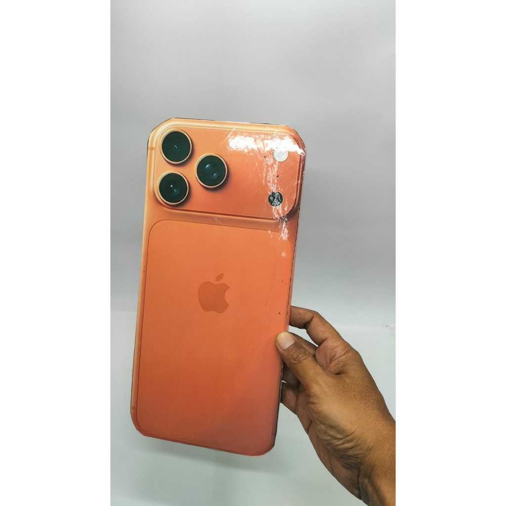 Replika hp iphone 17 pro max, mainan kreasi DIY kardus finishing stiker untuk dekorasi pentas seni, 