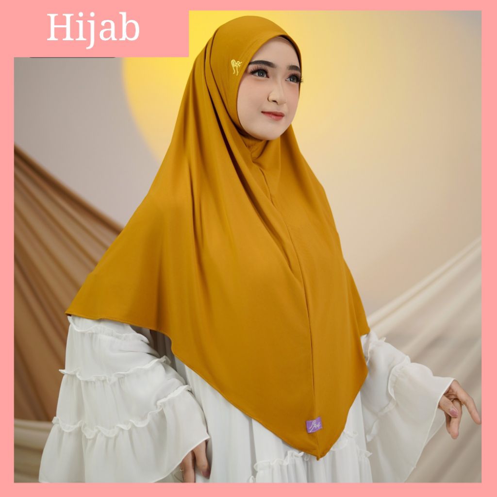 HIJAB JILBAB MAURA ARRAFI TERBARU - JILBAB JUMBO POLOS NON PED STELLA ADEM WANITA DEWASA TERLARIS - 