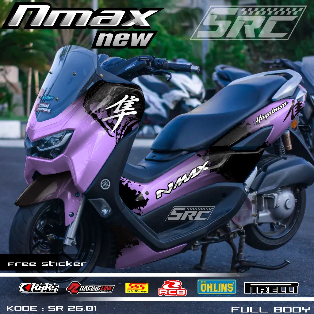 COD Terbaru Decal Sticker Full Body All New Nmax Tahun 2020 2021 2022 2023 2024 Sticker Full Body Nm
