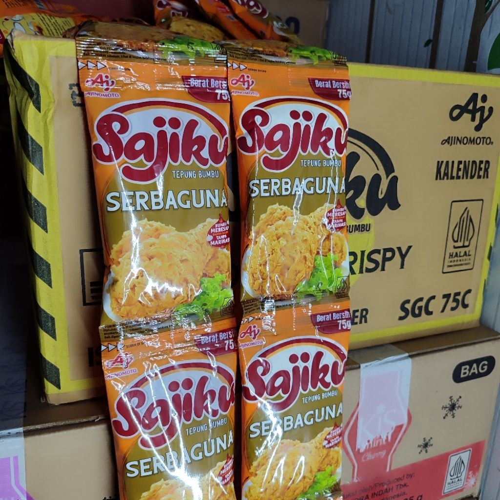 Sajiku Tepung Serbaguna 75g Satu Renceng | Sajiku Tepung Bumbu Sebaguna 10sachet